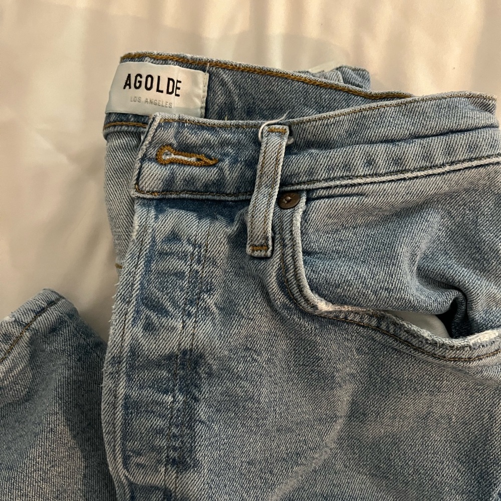 AGOLDE High Rise Riley Jeans - Picture 3 of 7